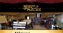 Desktop Screenshot of magoonsigns.com